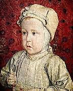Master of Moulins Dauphin Charles Orlant oil painting